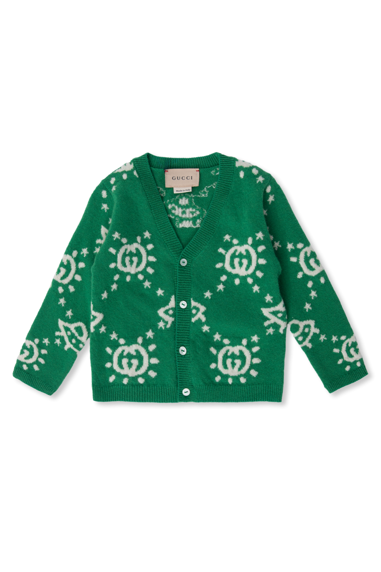 Gucci Kids Cardigan with a monogram | Kids's Baby (0-36 months